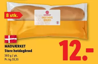 Store hotdogbrød