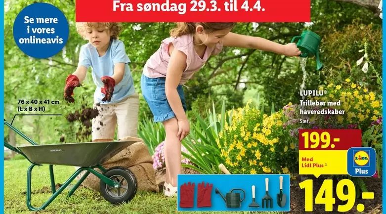 Børne haveredskaber