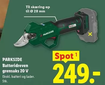 Batteridreven grenaks 20 V