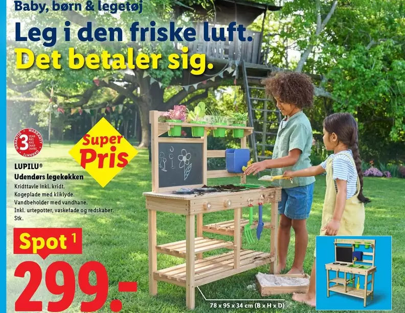 Den - Udendørs lege køkken