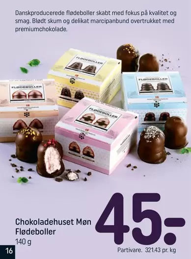 Chokoladehuset Møn Flødeboller