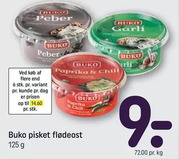 Chili - Buko pisket flødeost