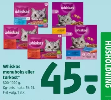 menuboks eller tørkost