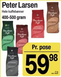 Java - Hele kaffebønner