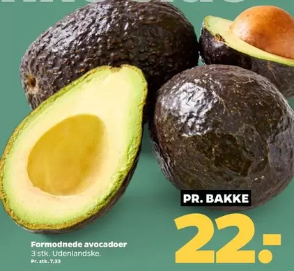 Formodnede avocadoer
