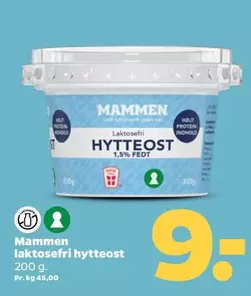 Laktosefri Hytteost