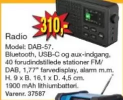 Radio Model: DAB-57