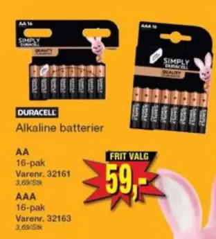 Simply - Alkaline batterier AA 16-pak, AAA 16-pak