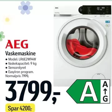 Vaskemaskine LR6E2W94W