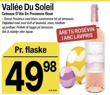 Roser - Vallée Du Soleil Coteaux D'Aix En Provence Rosé