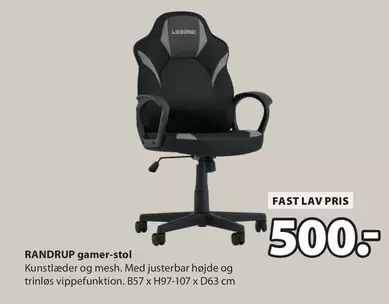 RANDRUP gamer-stol