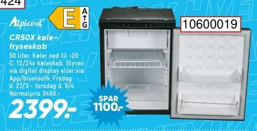 CR50X køle-/fryseskab 10600019