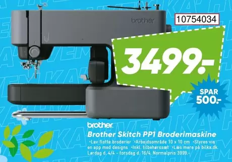 Brother Skitch PP1 Broderimaskine