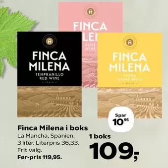 Red - Finca Milena i boks