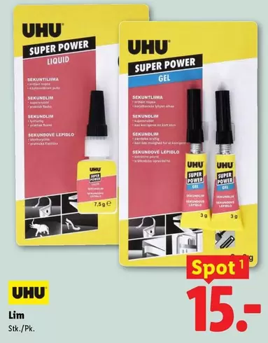 Kort - SUPER POWER LIQUID / GEL