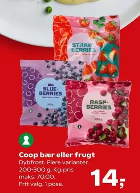 Coop bær eller frugt