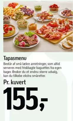 Tapasmenu