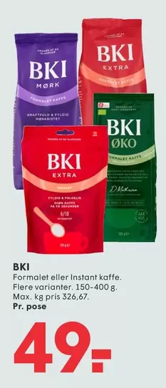 Formålet eller instant kaffe