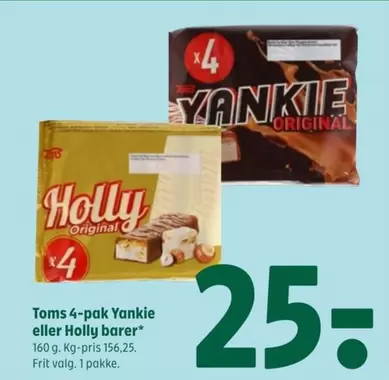 4-pak Yankee eller Holly barer
