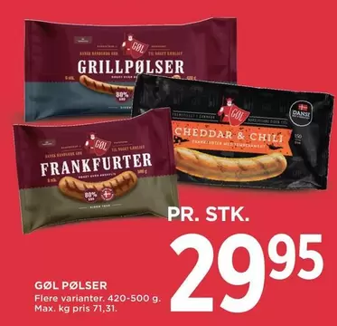 Chili - GØL Pølser