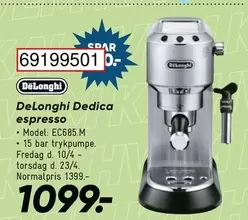 Dedica espresso - Model: EC685.M