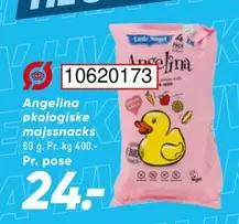 Bio - Angelina økologiske majssnacks 10620173