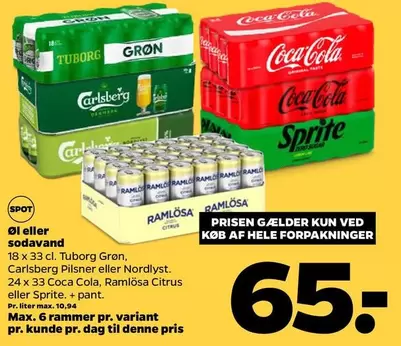 Coca Cola - Øl eller sodavand
