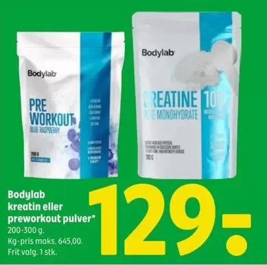 Kreatin Eller Preworkout Pulver