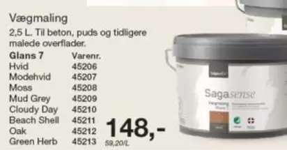 Shell - Vægmaling Glans 7