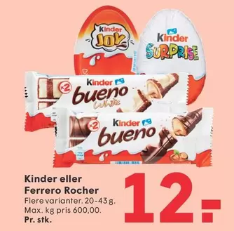 Kinder -  eller Ferrero Rocher