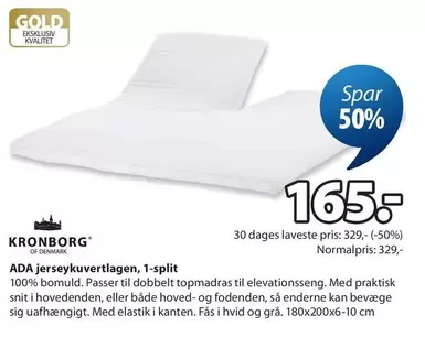 ADA Jerseykuvertlagen, 1-split