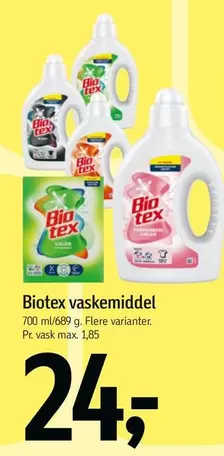 Bio - Vaskemiddel