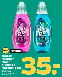 Bio - Wonder Wash flydende vaskemiddel