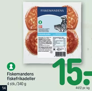 Fiskefrikadeller