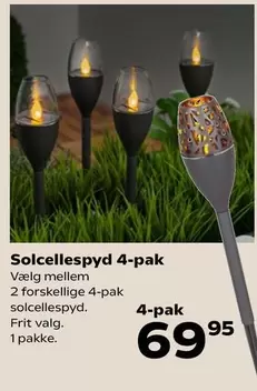 Solcellespyd 4-pak