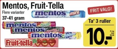 Mentos, Fruit-Tella