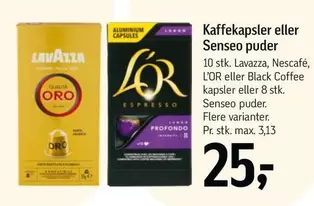 Kaffekapsler eller Senseo puder