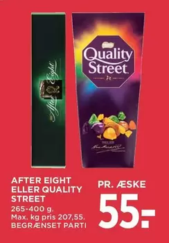 After Eight eller Quality Street
