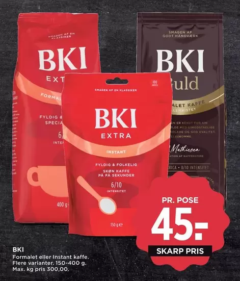 Inter - Formalet eller Instant kaffe