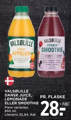 JUICE, LEMONADE OR SMOOTHIE