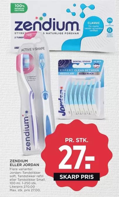 Zendium eller Jordan