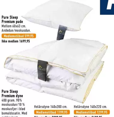 Pure Sleep Premium pude