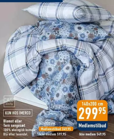 Blomst eller Tern sengetøj