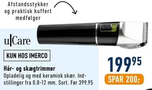 Hår- og skægtrimmer