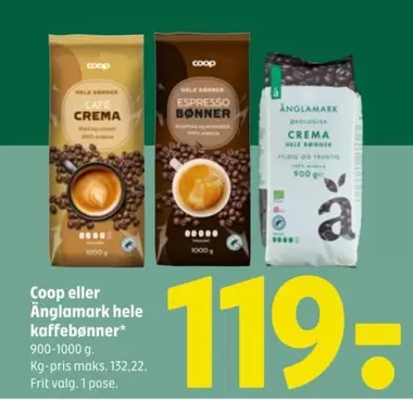hele kaffebønner