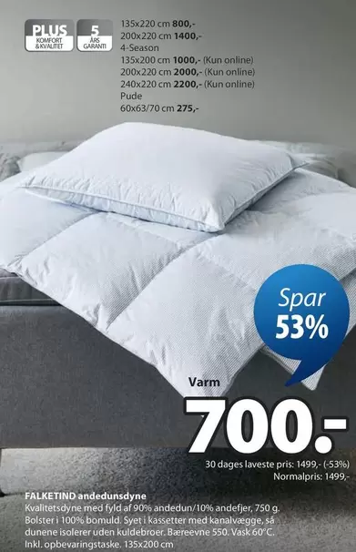 FALKETIND ANDEDUNSDYNE