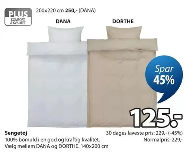 Sengetøj DANA or DORTHE