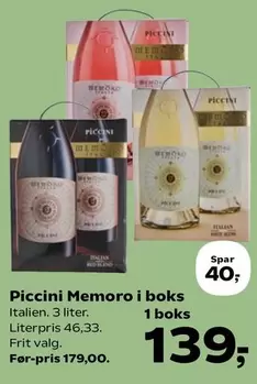 Piccini Memoro i boks