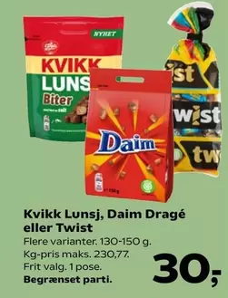 Kvikklunsj eller Twist