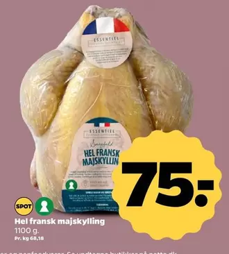 Hel fransk majskylling